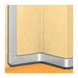 Parapetcsatorna alj 105mm x 65mm 2000mm eloxált alumínium DLP alu LEGRAND