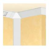 Parapetcsatorna 2000mm kezeletlen műanyag fényesfehér DLP 3D LEGRAND