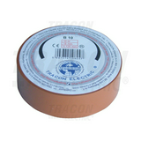 Szigetelőszalag barna 18mm x 10m PVC 90°C max. TRACON