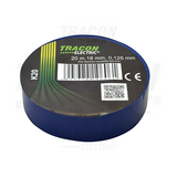 Szigetelőszalag kék 18mm x 20m PVC 90°C max. TRACON