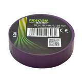 Szigetelőszalag lila/ibolya 18mm x 20m PVC 90°C max. TRACON