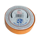 Szigetelőszalag narancs 18mm x 20m PVC 90°C max. TRACON
