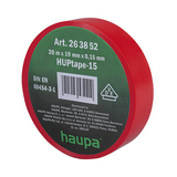 Szigetelőszalag piros 19mm x 20m PVC Haupa