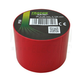 Szigetelőszalag piros 50mm x 20m PVC 90°C max. TRACON