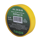Szigetelőszalag sárga 19mm x 20m PVC Haupa