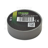 Szigetelőszalag szürke 18mm x 10m PVC 90°C max. TRACON