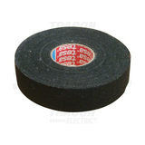 Szigetelőszalag vászonbetétes fekete 25mm x 25m szövet 105°C max. TRACON