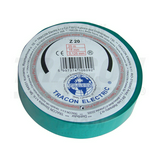 Szigetelőszalag zöld 18mm x 20m PVC 90°C max. TRACON