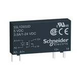 Szilárdtestrelé sorkapocsba nullfesz kapcs. 1F 1-24V AC/DC 15-30VDC sorolható Zelio SSL Schneider