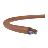Szilikonköpenyű kábel SiHF 2x 0.75mm2 hajlékony 300V/U0 500V piros SiHF 100m