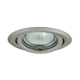 Szpot lámpatest álmennyezetbe MR16 1x 35W 12V AC/DC GX5.3 króm-ház acél ARGUS CT-2115-C/M KANLUX