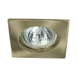 Szpot lámpatest álmennyezetbe MR16 1x 50W 12V AC/DC GX5.3 bronz-ház IP20 NAVI CTX-DS10-AB KANLUX