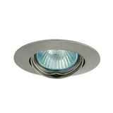 Szpot lámpatest álmennyezetbe MR16 1x 50W 12V AC/DC GX5.3 króm-ház IP20 LUTO CTX-DT02B-C/M KANLUX