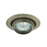 Szpot lámpatest álmennyezetbe MR16 békaszemes antik 1x 35W 12V AC/DC ARGUS CT-2117-BR/M KANLUX