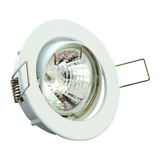 Szpot lámpatest álmennyezeti MR16 1x 50W 12V AC GU5.3 fehér-ház alumínium IP20 DL-5 BRILUM
