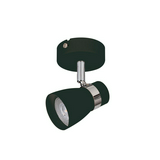 Szpot lámpatest falra/mennyezetre PAR16 1x 35W 220-240V AC GU10 fekete-ház ENALI EL-1O B KANLUX