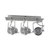 Szpot lámpatest falra/mennyezetre PAR16 3x 50W 220-240V AC GU10 króm-ház SONDA EL-3J  JDR KANLUX