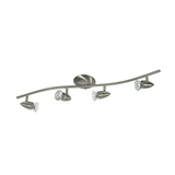 Szpot lámpatest mennyezetre MR16 4x 50W 220-240V AC GU10 króm-ház acél IP20 MOLI EL-4I KANLUX
