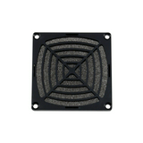 Szűrőrács műszerventilátorra csavaros 120mm műanyag fekete 120mm-sz 120mm-ma LFT120 Sunon
