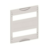 Takaró panel kivágott 2sor műanyag 300mmx 250mmx 26.5mm IP2XC gyorszárral SystemProE AS212 ABB
