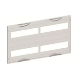 Takaró panel kivágott 2x2sor műanyag 300mmx 500mmx 26.5mm IP2XC gyorszárral SystemProE AS222 ABB