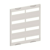 Takaró panel kivágott 4x2sor műanyag 600mmx 500mmx 26.5mm IP2XC gyorszárral SystemProE AS224 ABB