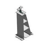 Tartóbak leszorítóval hátsó köztes L15° 80x143x331mm modulkapocs alumínium ValkPro+ Van der Valk