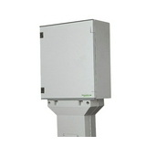 Tartóoszlop szekrényhez műanyag szürke 800mm-ma 405mm-sz 200mm-mé kültéri Thalassa PLM Schneider