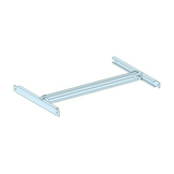 Tartósín állítható sorolható készülékekhez W=650mm 520mmx 35mmx 15mm fém natúr Prisma P Schneider