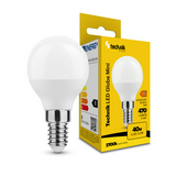 LED lámpa kisgömb P45 4,9W- 40W E14 470lm 827 220-240V AC 20000h 360° 2700K Technik