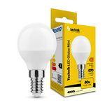 LED lámpa kisgömb P45 4,9W- 40W E14 470lm 840 220-240V AC 20000h 360° 4000K Technik