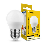 LED lámpa kisgömb P45 4,9W- 40W E27 470lm 840 220-240V AC 20000h 360° 4000K Technik