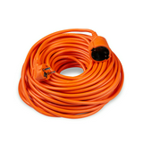 Lengő hosszabbító 3500W H05VV-F 3x 1.5mm2 30m SCHUKO dugó pipa SCHUKO lengő anya 16A 250V Technik