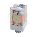 Teljesítményrelé 10A/230VAC/28VDC 3v dugaszolós 110V50Hz monostabil TRACON