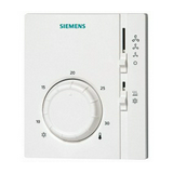 Termosztát FanCoil-hoz mechanikus 2cső hűt/fűt 3fokozat ki/be 6A/ 230V 8°C- 30°C IP20 RAB SIEMENS