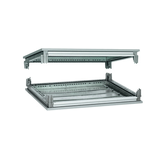 Tető+alap készlet XL3 4000-hez porszórt acél 725mm-sz 150mm-ma 475mm-mé szürke XL3 LEGRAND