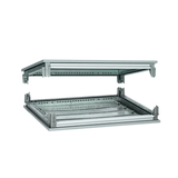 Tető+alap készlet XL3 4000-hez porszórt acél 975mm-sz 150mm-ma 475mm-mé szürke XL3 LEGRAND