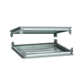 Tető+alap készlet XL3 4000-hez porszórt acél 975mm-sz 150mm-ma 725mm-mé szürke XL3 LEGRAND