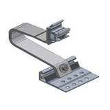 Tetőkampó napelemhez cserépre 40x8mm Click-csatlakozóval  Pitch XT40CL-Slim-Low AEROCOMPACT