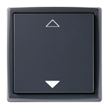 EnOcean fali kapcsoló redőny tápmentes ^/v antracit Bluetooth 2csat. RF EasySensMini Thermokon