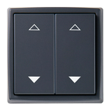EnOcean fali kapcsoló redőny tápmentes ^/v antracit Bluetooth 4csat. RF EasySensMini Thermokon