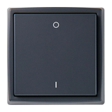 EnOcean fali kapcsoló világítás tápmentes I/O antracit Bluetooth 2csat. RF EasySensMini Thermokon