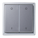 EnOcean fali kapcsoló világítás tápmentes I/O alu Bluetooth 4csat. RF EasySensMini Thermokon