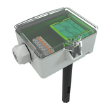 CO2 hő- páraérzékelő csatornába d20/100mm Modbus aktív 2x0..10V  LK+ CO2 temp_rH LCD RS485 Thermo