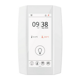 KNX kezelő hőérzékelő 0..50°C LCD fehér süllyesztett IP30 NOVOS Touch temp Thermokon