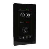 KNX kezelő VOC hő- páraérzékelő 0..100%VOC 0..50°C 0..100%rH TFT  thanos EVO VOC temp_rH Thermoko