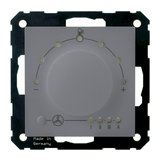 KNX kezelő hő- páraérzékelő 0..50°C 0..100%rH forgató+nyom. LED  WRF06 INC temp_rH Jung Thermokon