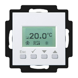 Kezelő hőérzékelő terem aktív 2x0..10V 0-50°C IP30 WRF06 temp LCD VV IType3 Thermokon