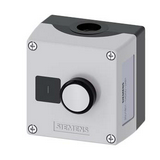 Tokozott nyomógomb I fehér 1-poz. 5-500V50Hz 5-500VDC szürke műanyag SIRIUS ACT SIEMENS