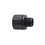 Tömszelence d34mm-gégecsőhöz 34mm-átmérő M40x1.5 egyenes IP66 HG34-S-M40-PA66-BK Hellermann Tyton